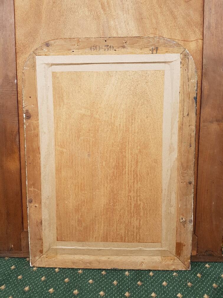 small gilded mirror in Louis-Philippe style circa 1880