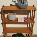 Vintage bamboo wood shelf