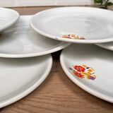Set of 6 dessert plates Moulin des Loups