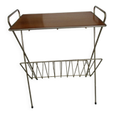 Vintage magazine rack table