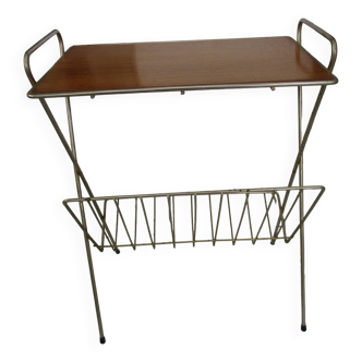 Vintage magazine rack table