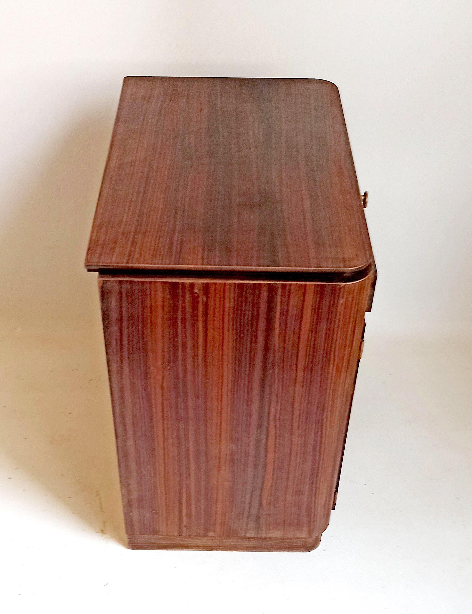 Meuble art déco bois macassar