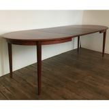 Rosewood extendable dining table