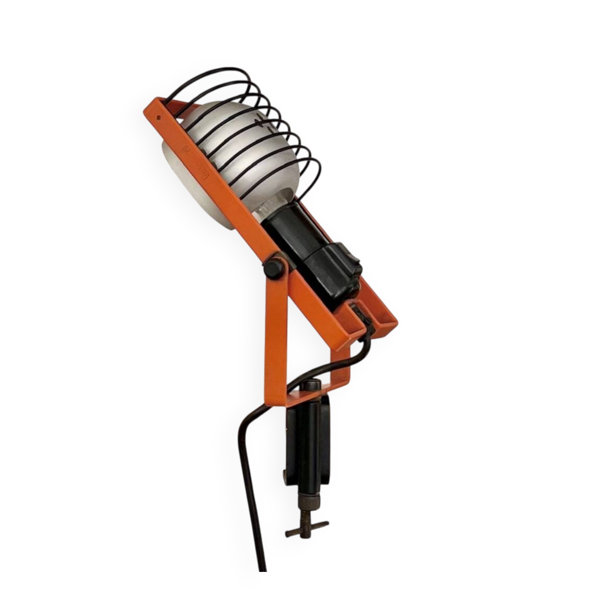 Sintesi clamp lamp by Artemide Ernesto Gismondi Italy circa 1975