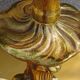 Vintage Rococo style gilded bronze lamp base