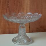 Chiseled glass cup
