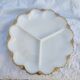 White opaline serving dish