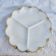 White opaline serving dish