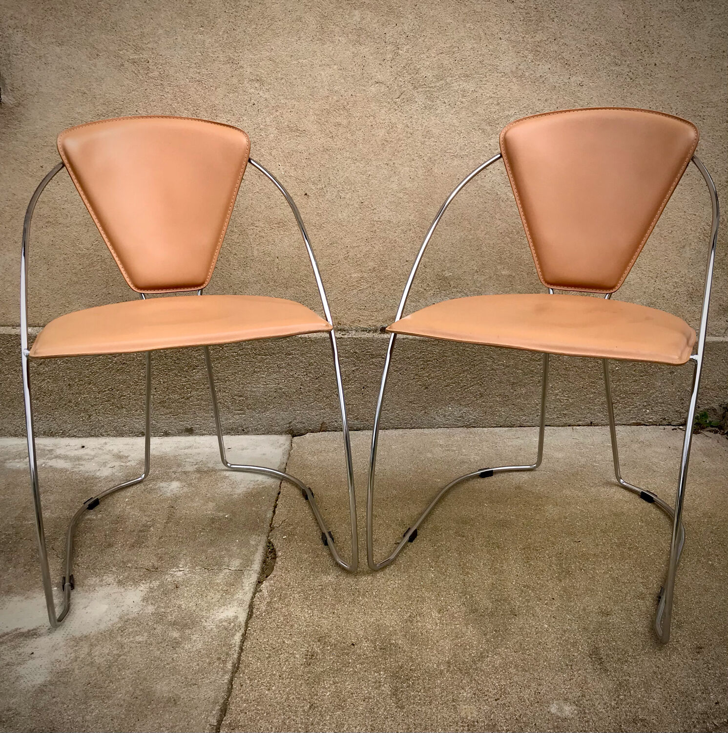 Set of 2 design chairs Arrben