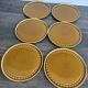 Set of 6 vintage 70s Melitta Ceracron dessert plates.