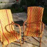 Rattan armchair