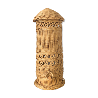 rattan bedside lamp year 50