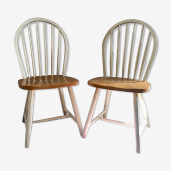 Pair of vintage Ercol style chairs