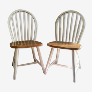 Paire de chaises vintage style Ercol