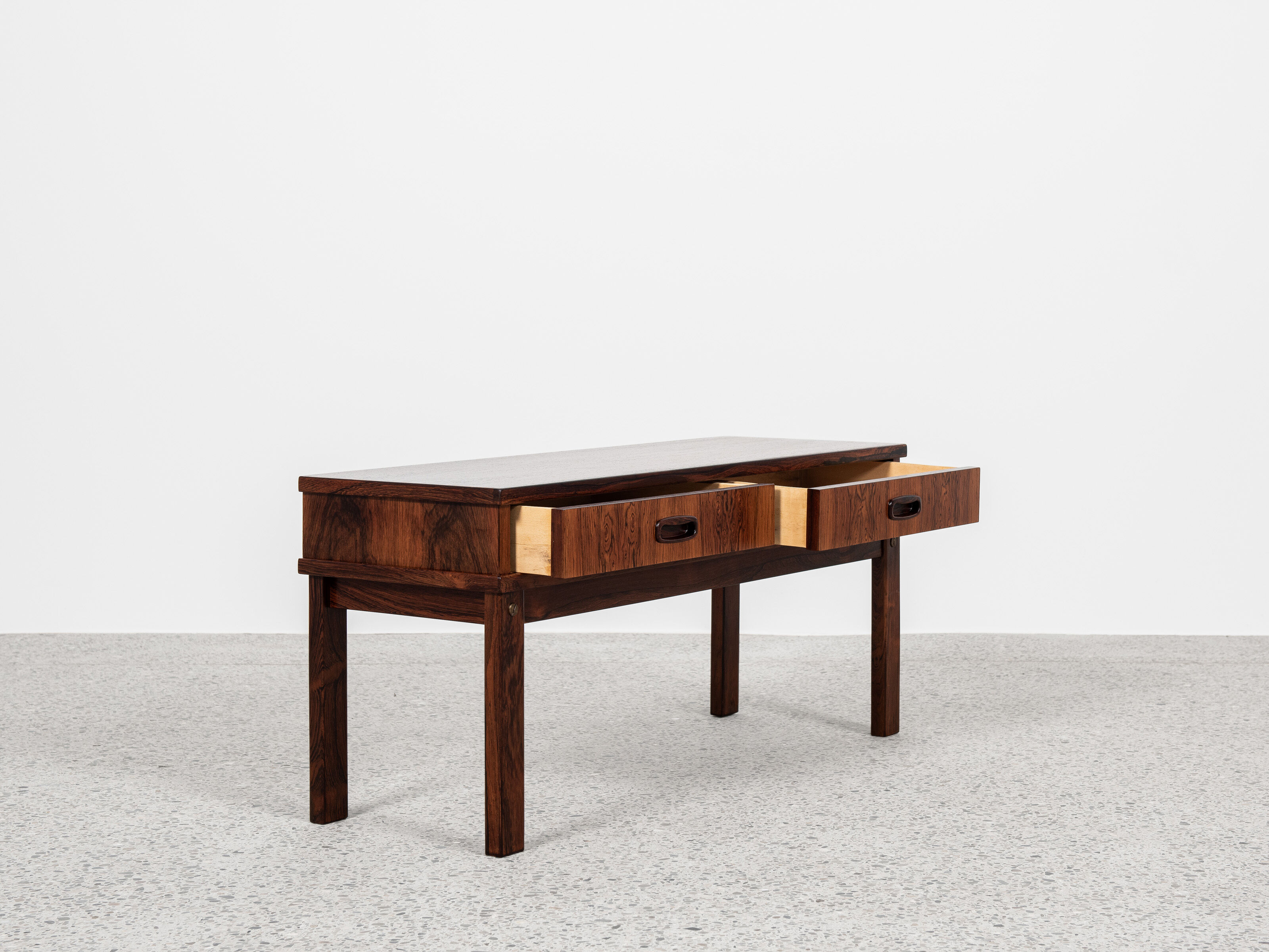 Midcentury Danish chest of 2 drawers in rosewood 1960s
