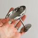 6 stainless steel footed bowls, Letang Remy style