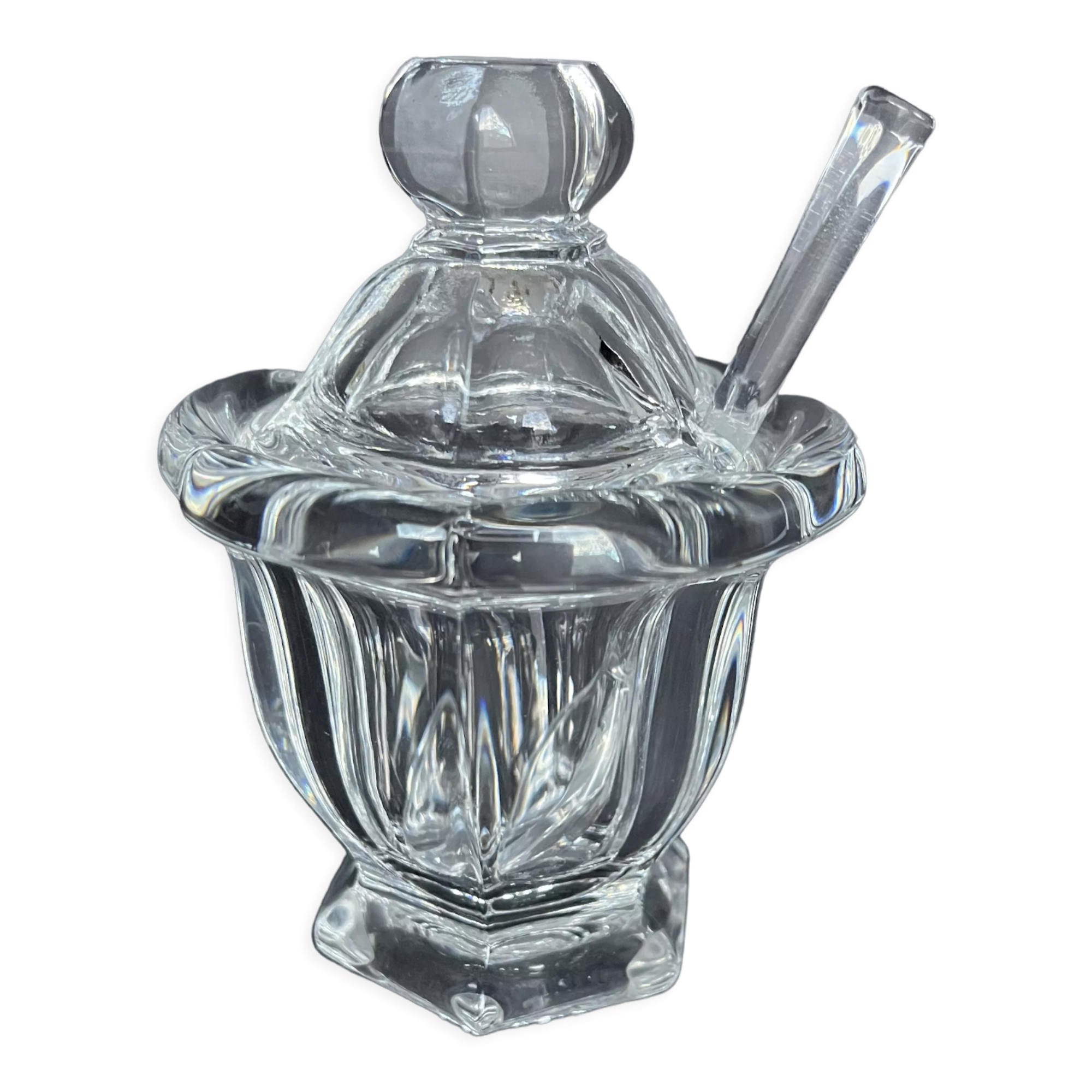 Baccarat crystal mustard