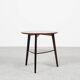 Midcentury Danish round side table in rosewood -Holger Georg Jensen - Kubus