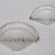 Pair of Art Deco pressed glass wall lights designed 1930