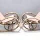 Pair of Postmodern Bamboo Children Rocking Chairs Ascribable to Vittorio Bonacina
