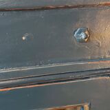 Showcase Louis XVI blue patina