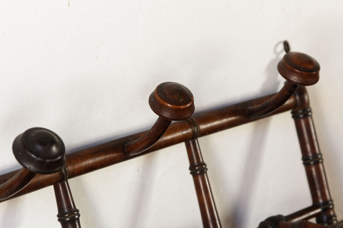 Bentwood wall coat rack
