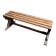 Wooden slatted bench ☐ 97 x 40 cm