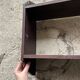 Antique wooden wall shelf, 133cm long