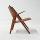 CH28 Sawbuck Lounge Chair by Hans J. Wegner for Carl Hansen, 1960s