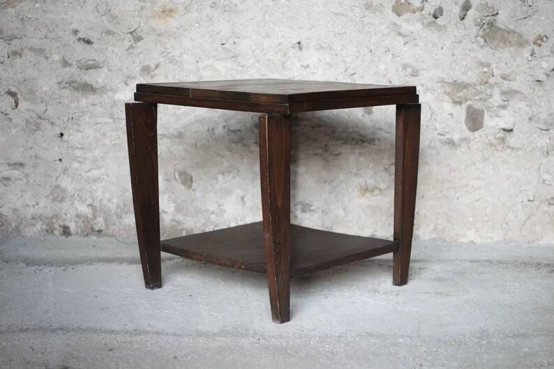Table basse, d'appoint Art déco en bois