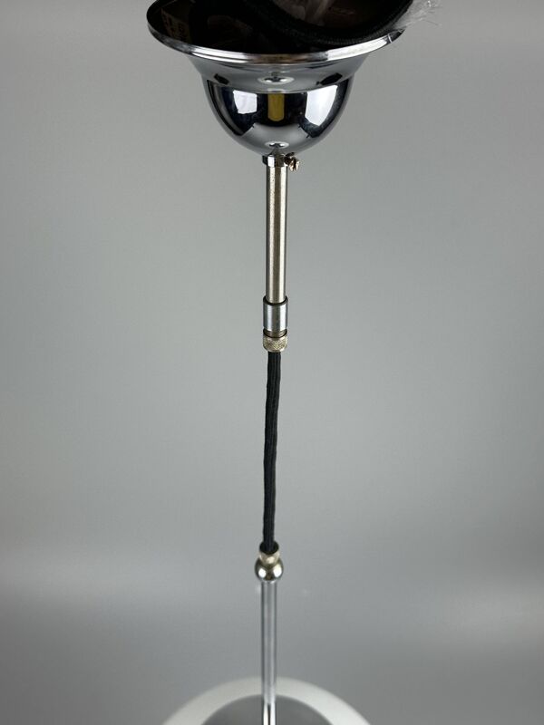 1960s and 1970s Globe Lamp, Hanging Lamp, Glass Ceiling Lamp, Space Age Des