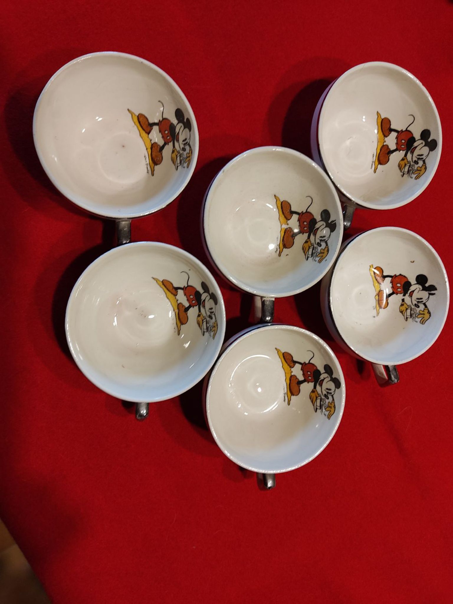 Service à café Mickey et Minnie art déco 1928