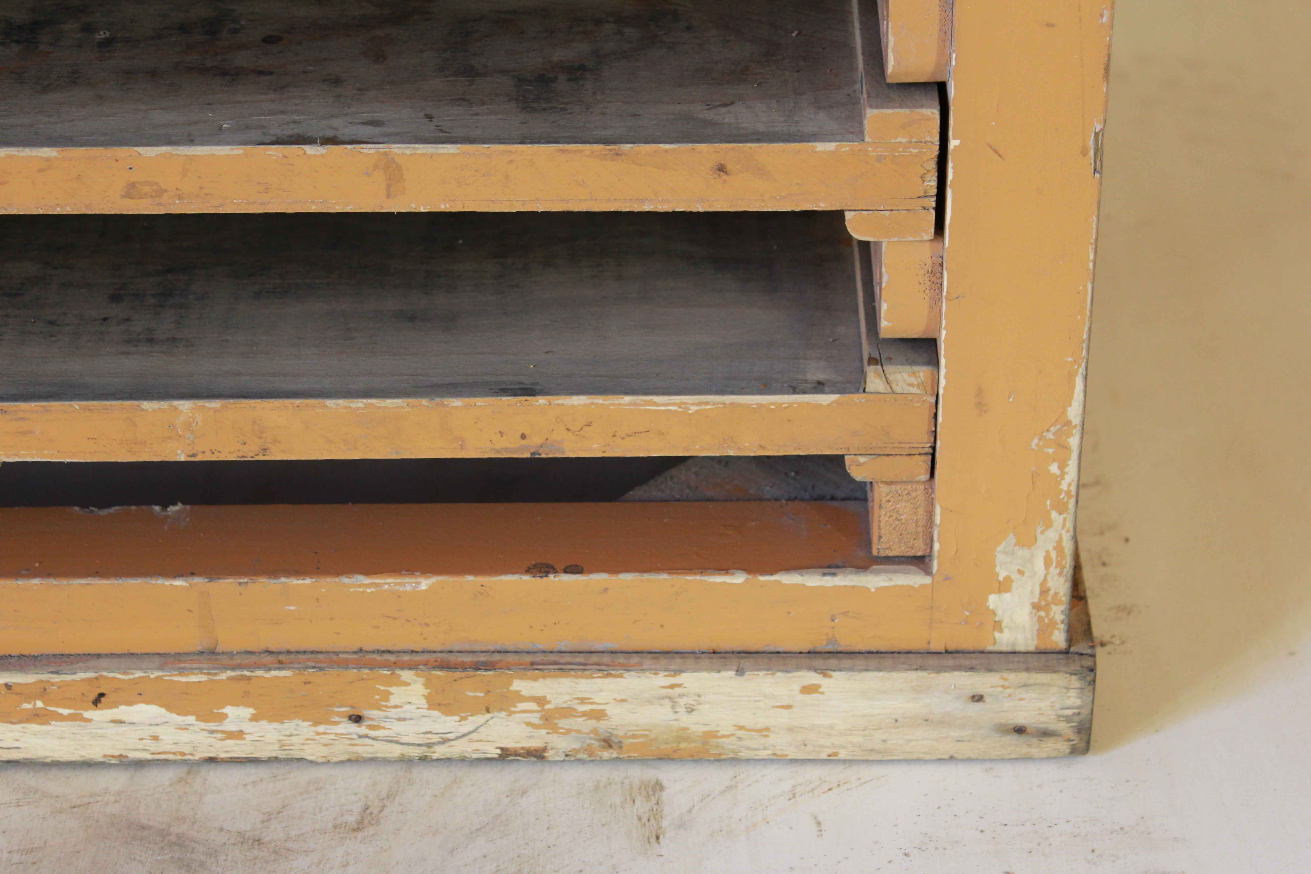 1940s vintage wood chest of drawers
