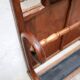 Antique wooden cloakroom coat rack