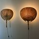Pair of wall sconces "Uchiwa" by Ingo Maurer for M Design, 1960s