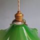 Vintage pendant light in opaline 1960s 1970s
