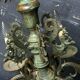 Lustre en bronze
