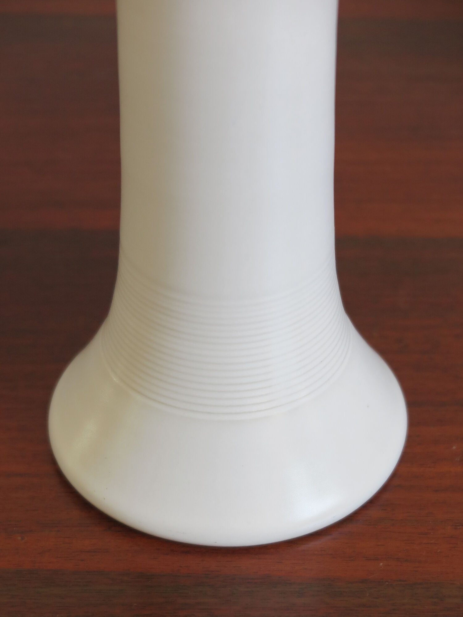 Franco Bucci Italian white ceramic vase, 1970s