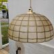 Suspension nacre et laiton 1960