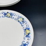 Set of 9 vintage Cadiz plates – Villeroy & Boch – 1960s–1970s