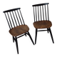 Lot de 2 chaises scandinaves type Fanett