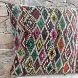 Vintage Moroccan Berber wool cushion cover