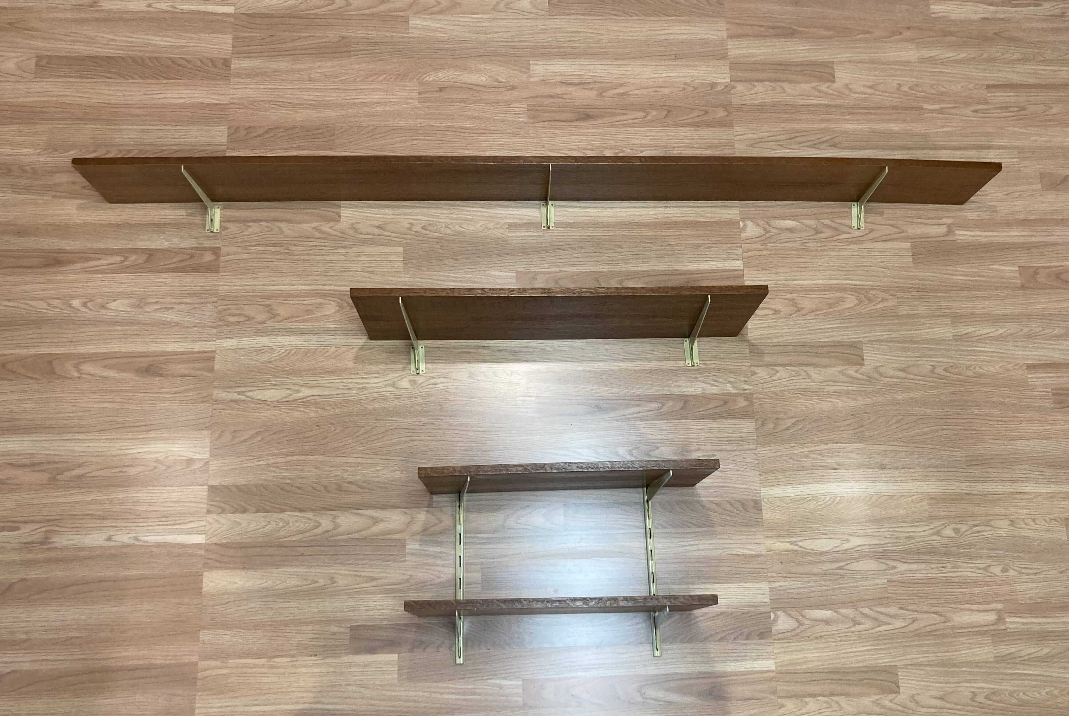 1950s design oak shelving unit.