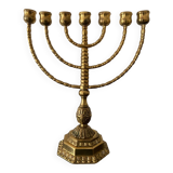 Menorah Vintage dorée