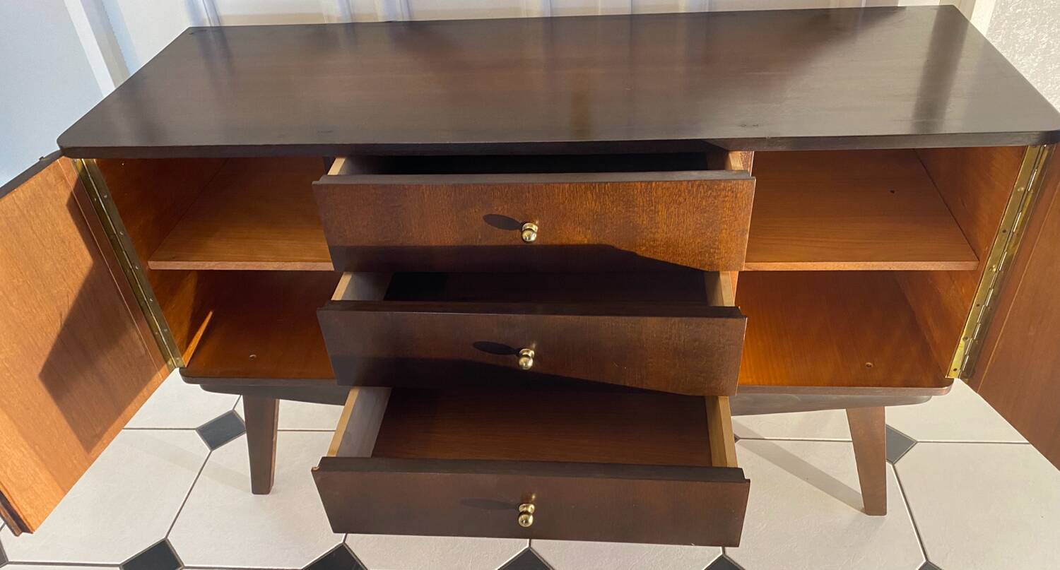 Vintage compass feet sideboard