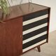 U 458 black and white sideboard by Jiri Jiroutek for Interier Praha, 1960