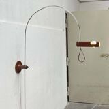 Mid-Century Modern Italian Space Arc Spider Wall Lamp by Joe Colombo for Oluce, 1960s