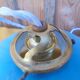 Antique decorated opaline suspension
