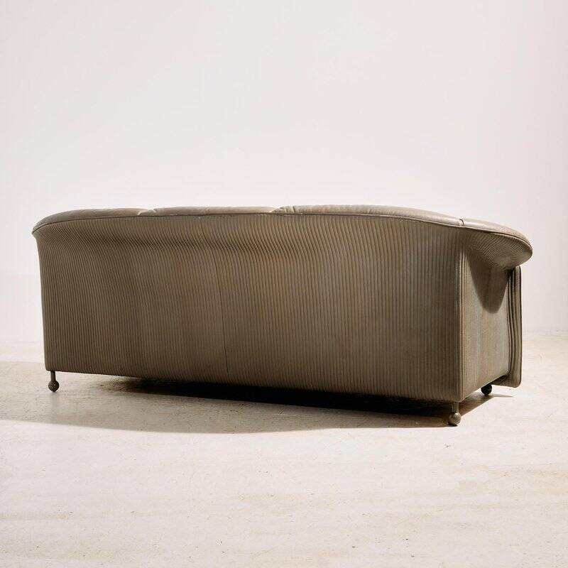 Aura Leather Sofa Set by Paolo Piva for Wittmann, 1980s, Set of 3
