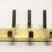 Vintage brass coat rack, 1970